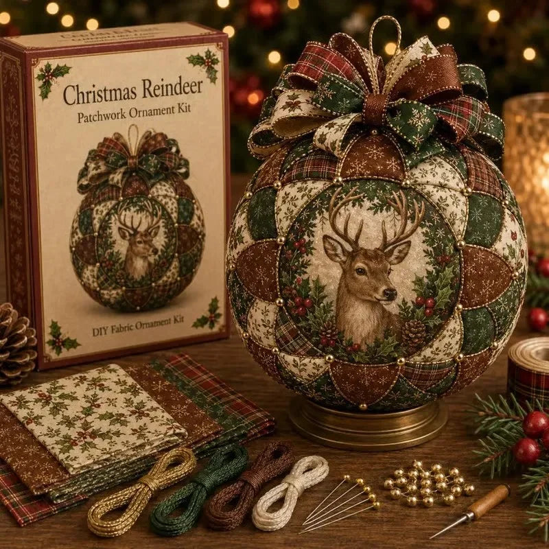 Kugelina – DIY Patchwork-Weihnachtskugel Nähset - Image 6