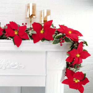 Blomora – Weihnachtsstern-Lichterkette