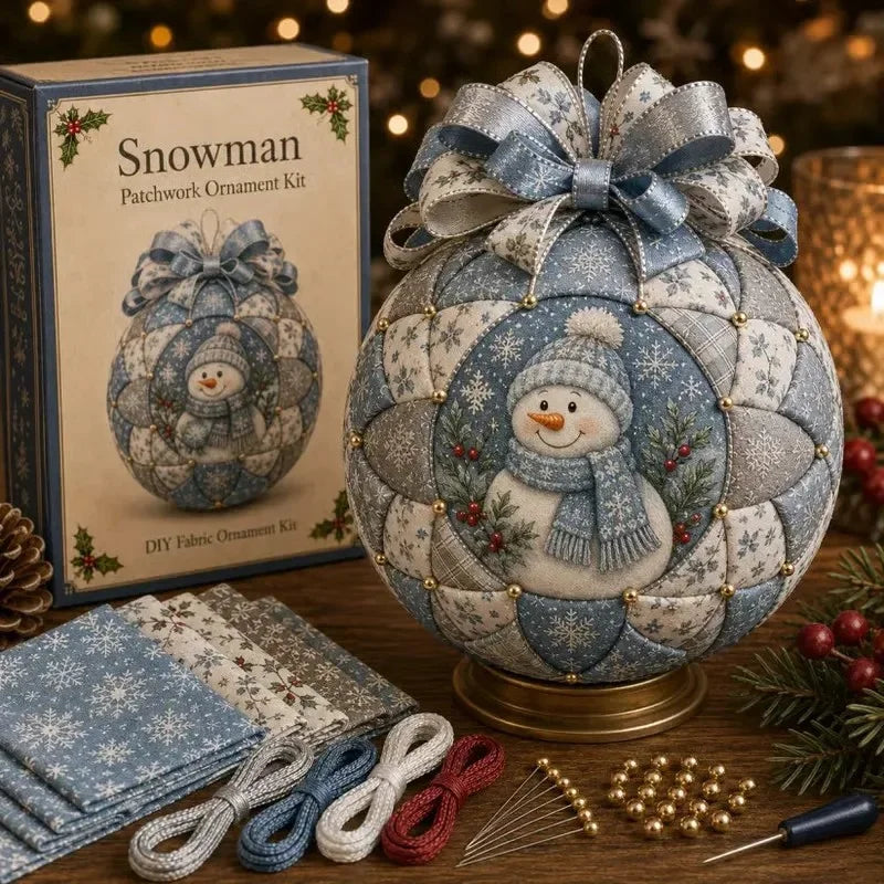 Kugelina – DIY Patchwork-Weihnachtskugel Nähset - Image 2