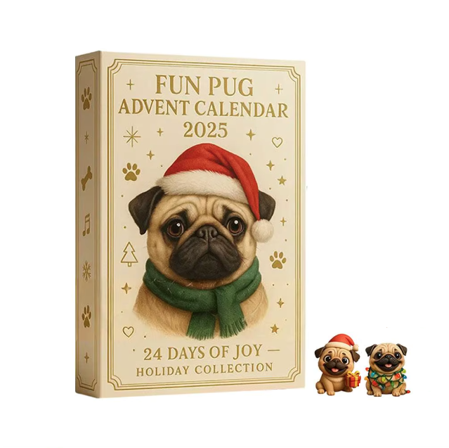 Lustiger Mops-Adventskalender