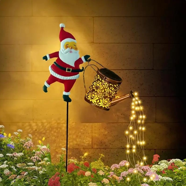 Solarbetriebene Weihnachtsmann-Gartensteckleuchte - Image 4