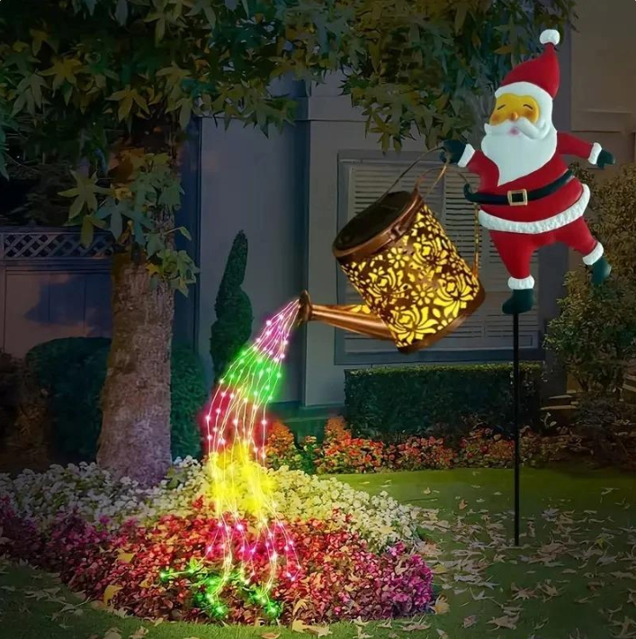 Solarbetriebene Weihnachtsmann-Gartensteckleuchte - Image 5