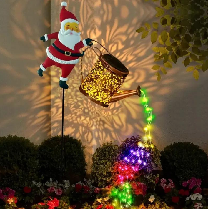 Solarbetriebene Weihnachtsmann-Gartensteckleuchte - Image 6
