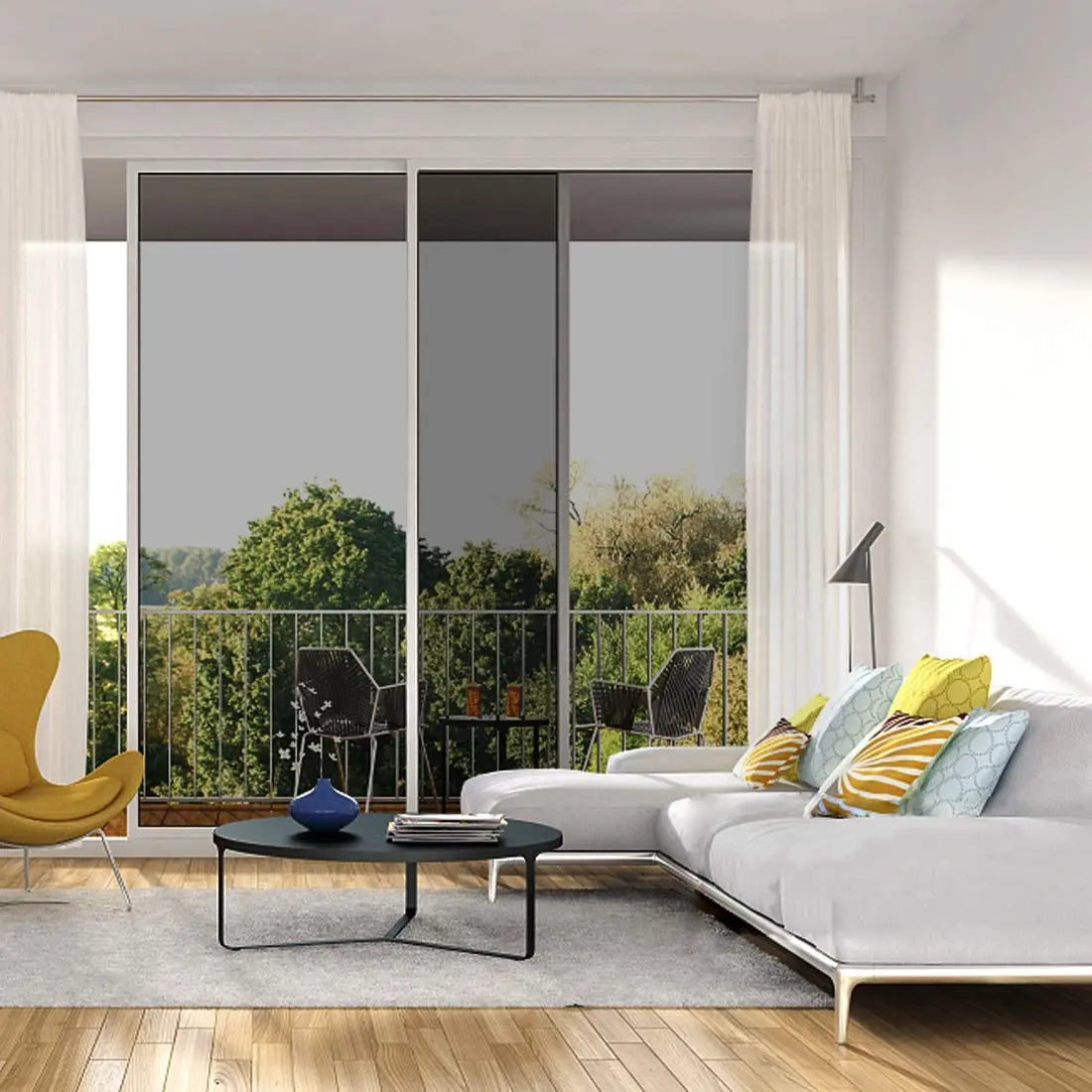 SolarShield™ – Die Intelligente Sichtschutz- Und UV-Blockierfolie - Image 2